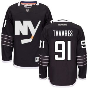 NHL New York Islanders Trikot #91 John Tavares Authentic Schwarz Reebok 3rd